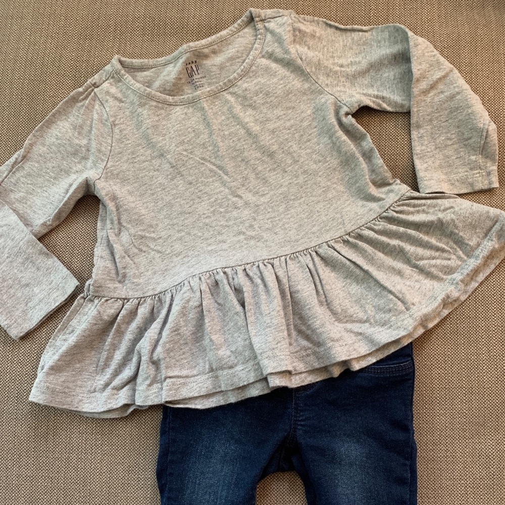 🌿EUC Peplum Top🌿